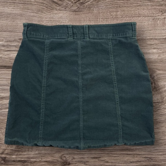 Aventura Women's Logan Button Front Skirt Organic Cotton Corduroy Sz: 8 - Picture 2 of 6